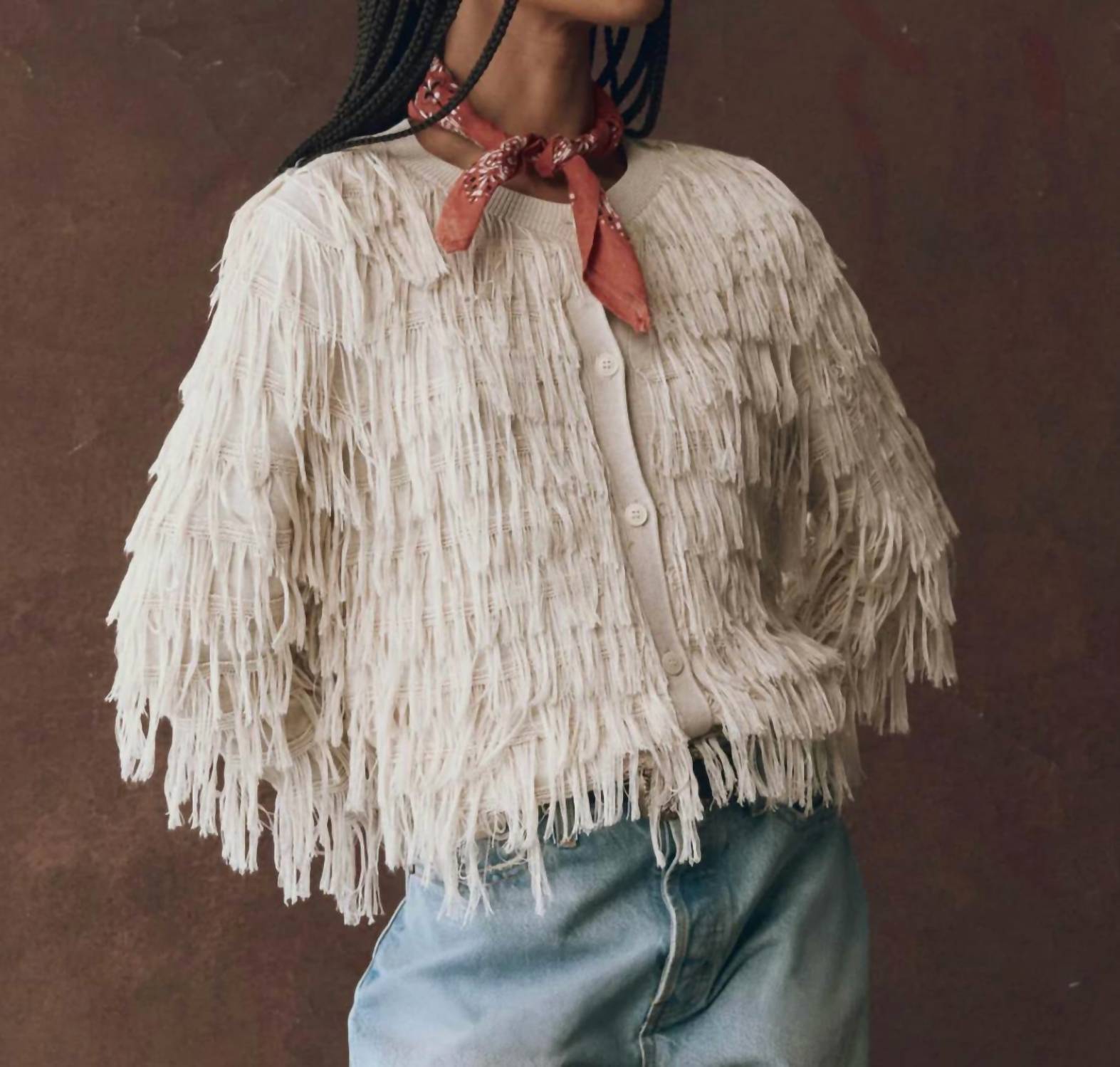 The Great. - Fringe Cardigan