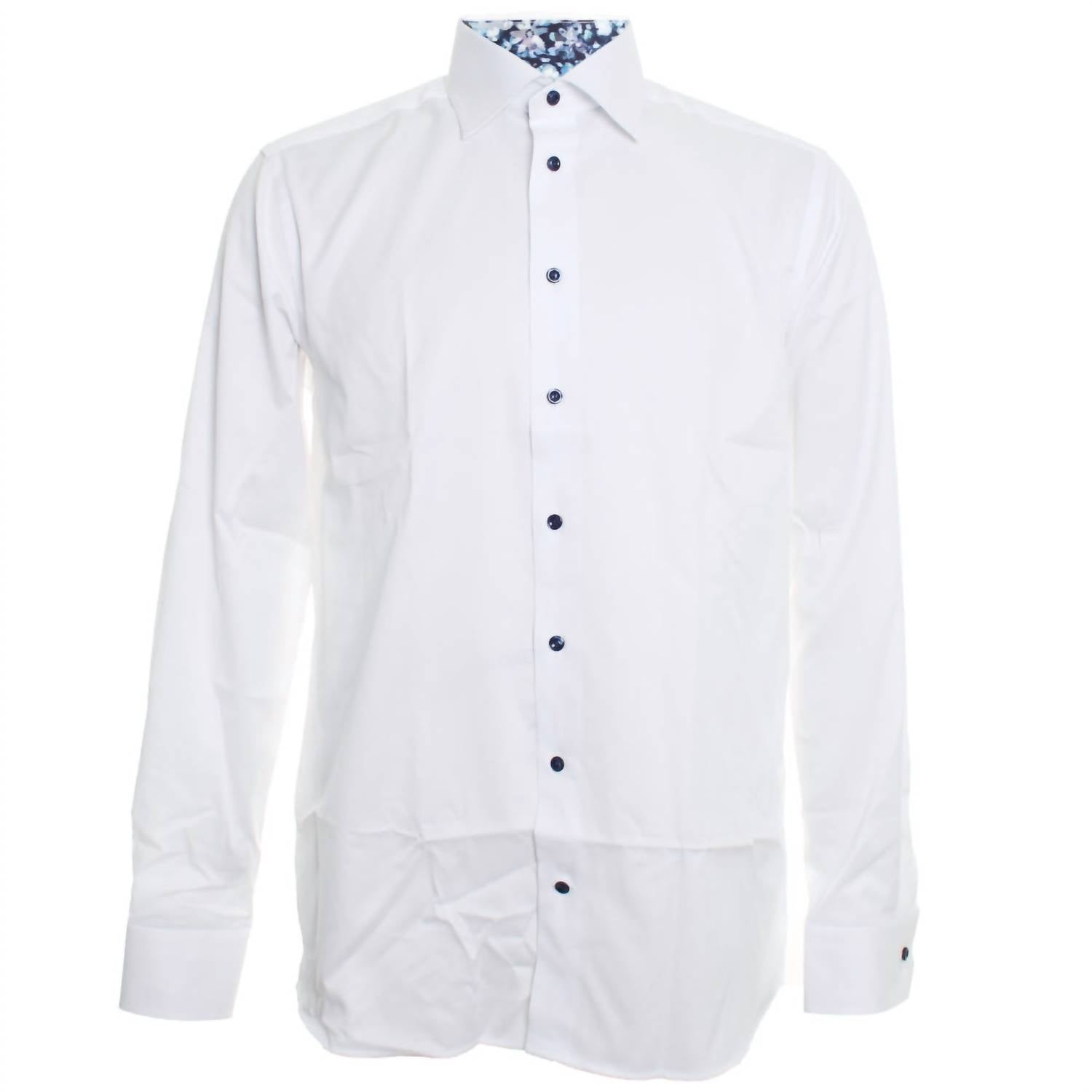 Eton - Men's Floral Effect Signature Twill Shirt