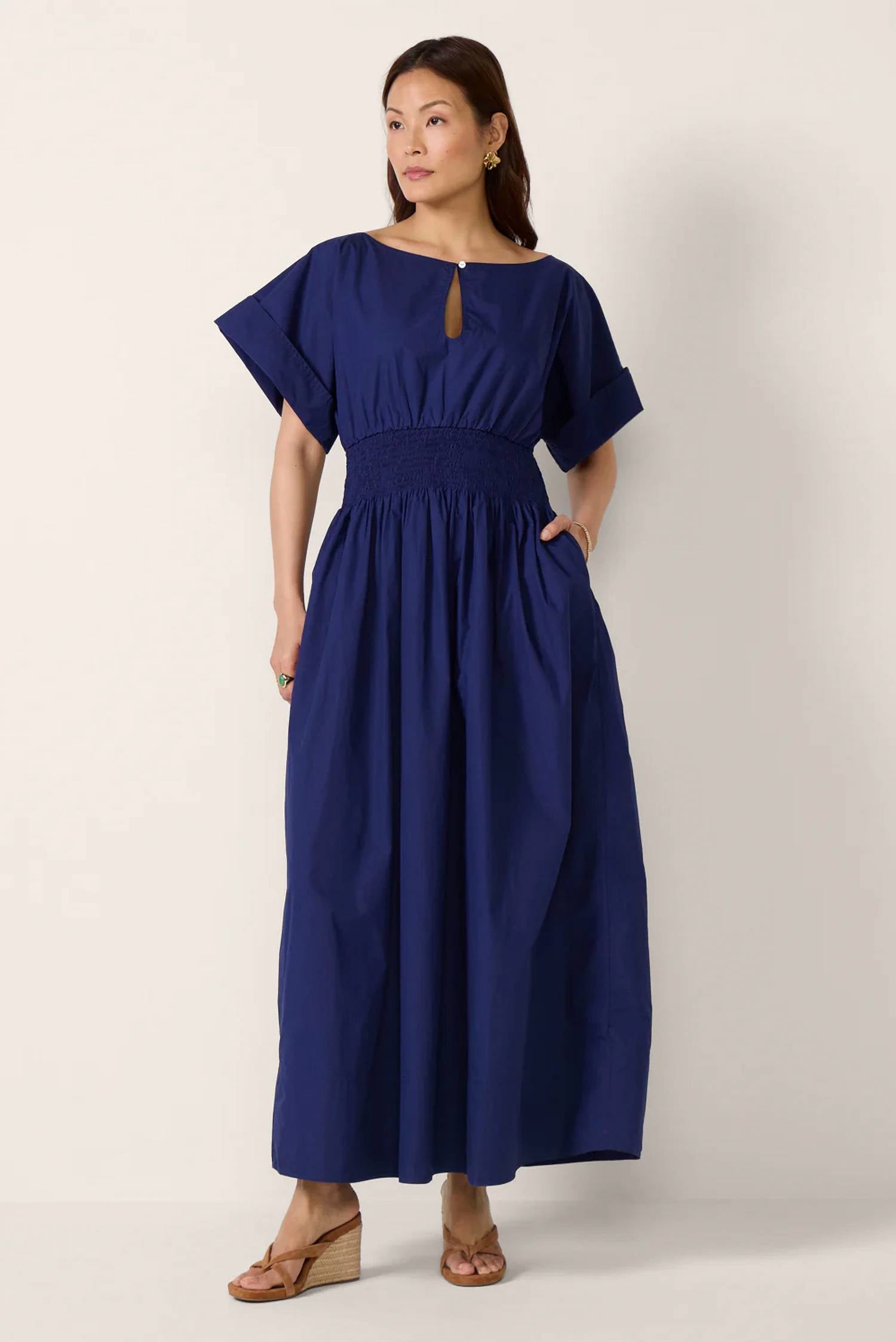 Faherty - Coastal Poplin Elia Dress
