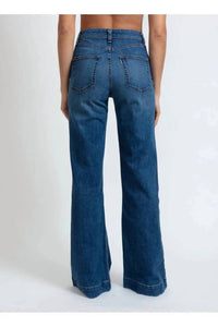 ASKK NY Juniper Wide Leg Jeans in auburn - women's jeans - alternate view