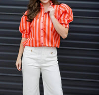Karlie - Women's Gables Stripe Top