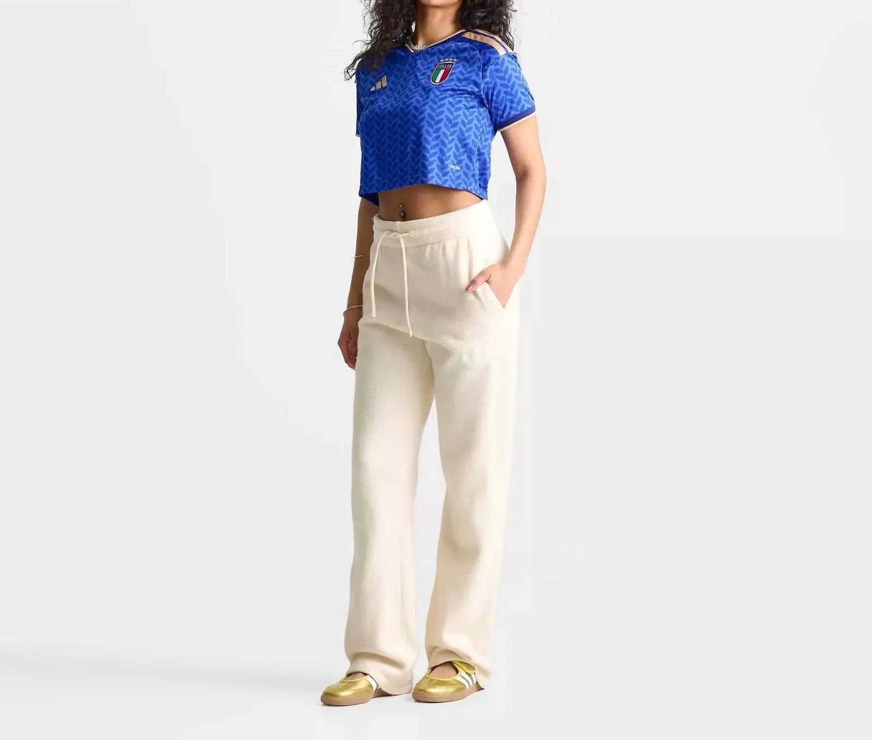 Adidas - Women's Italy Home Cropped Jersey