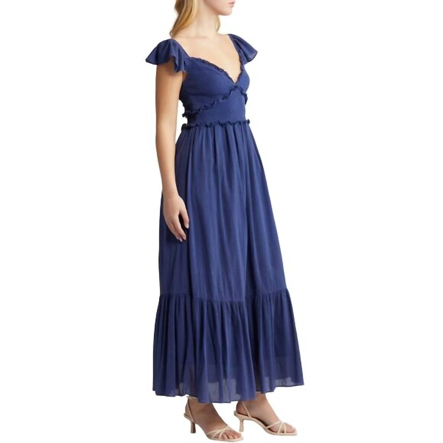Loveshackfancy - Katina Smocked Ruffle Maxi Dress
