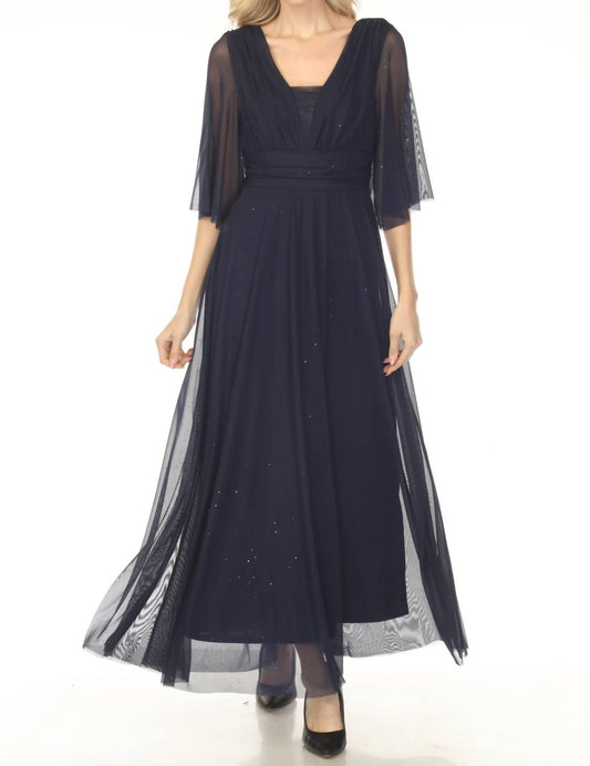 Joseph Ribkoff - Shimmery A-line Evening Dress