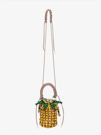 Alemais - Women's Wood Bead Pineapple Mini Bag