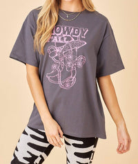 Baevely By Wellmade - Howdy Y'all Short Sleeve Tee