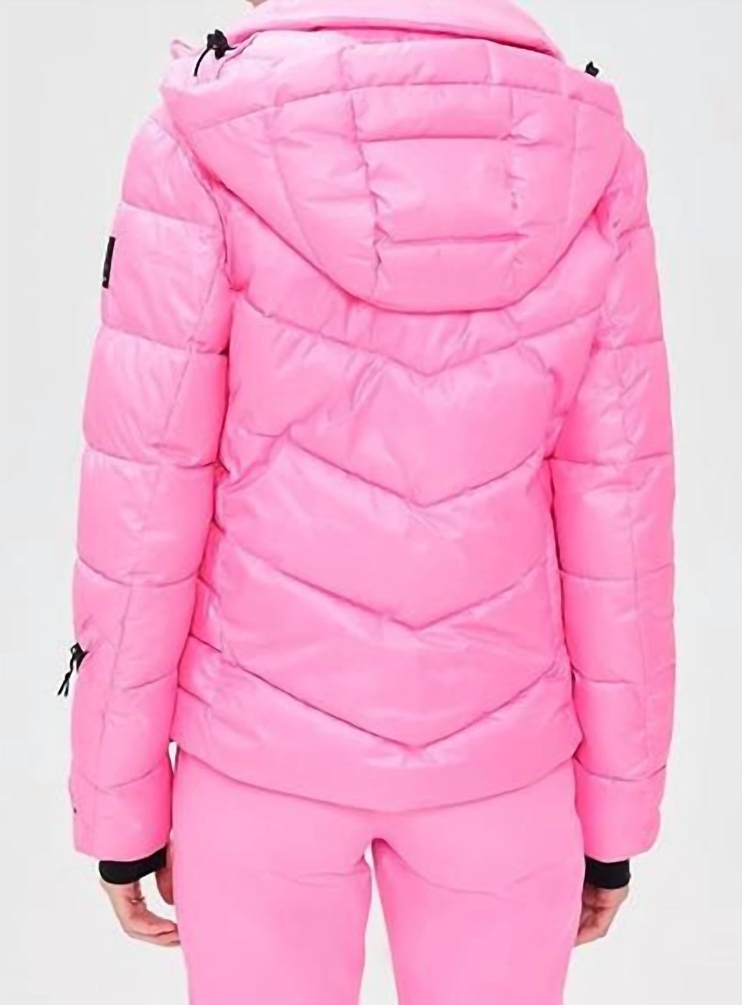 Bogner Fire + Ice Saelly Ski Jacket in vibrant flash - women's jacket - alternate view