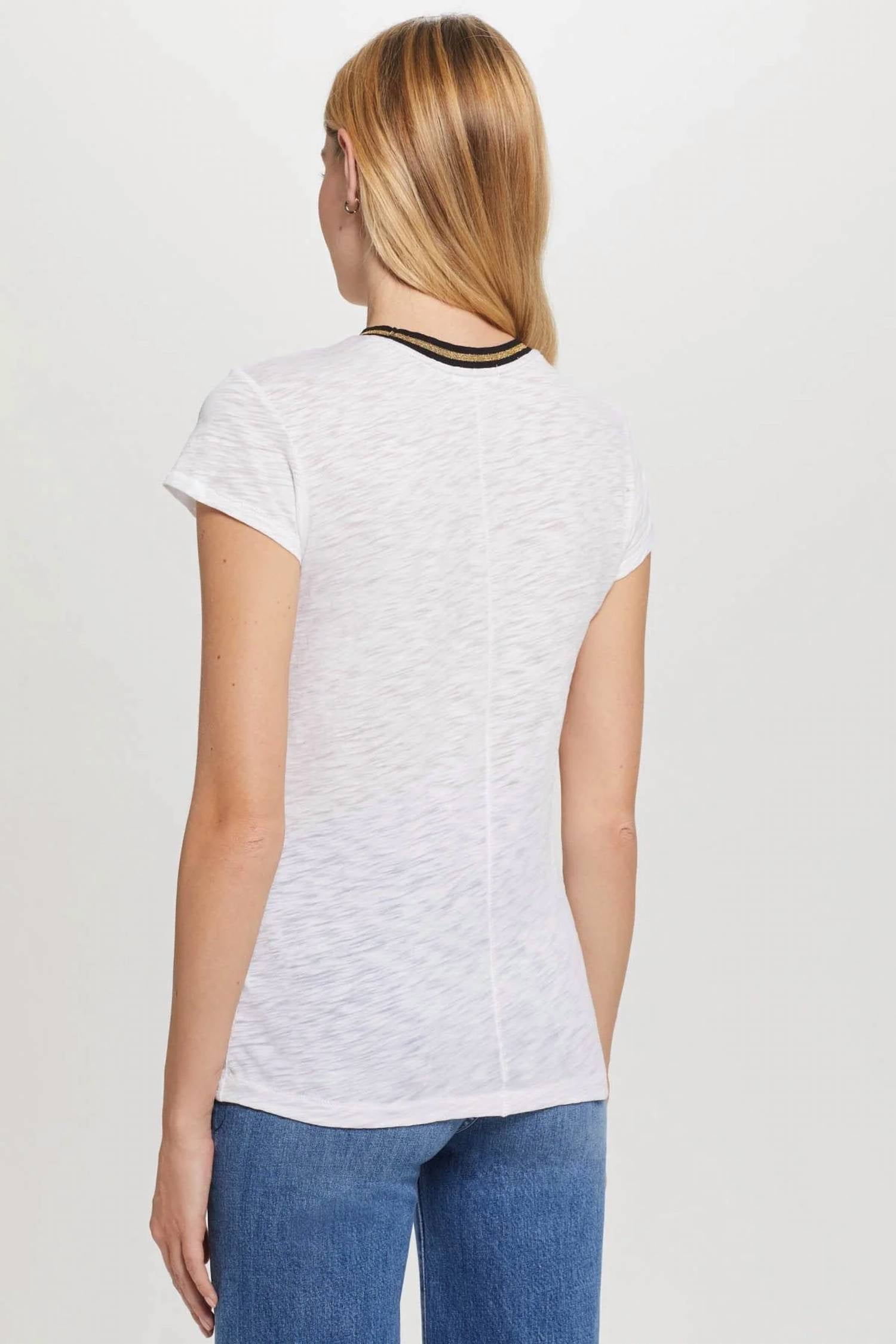 Goldie - Short Sleeve Tipped Ringer Tee