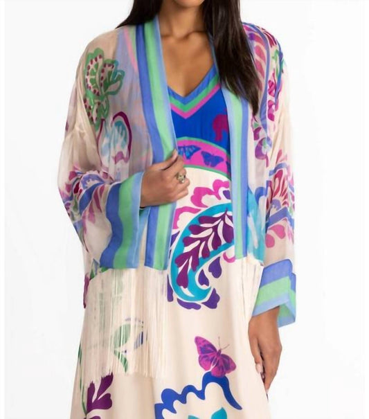 Johnny Was - SUNSET FRINGE KIMONO