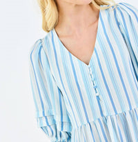 Mary Square - Raya Harbor Lines Dress