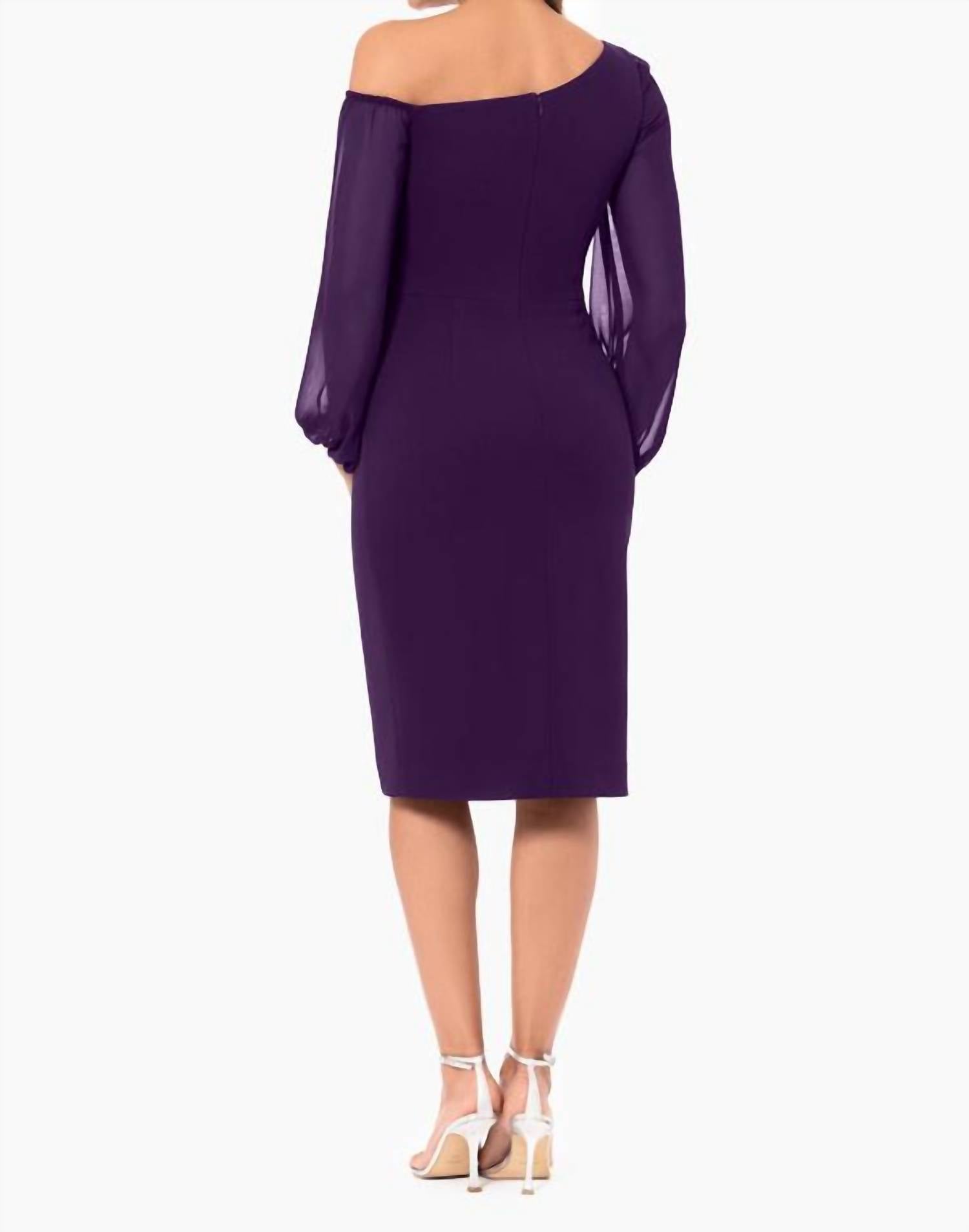 Betsy & Adam - Alara Knee Length Cocktail Dress