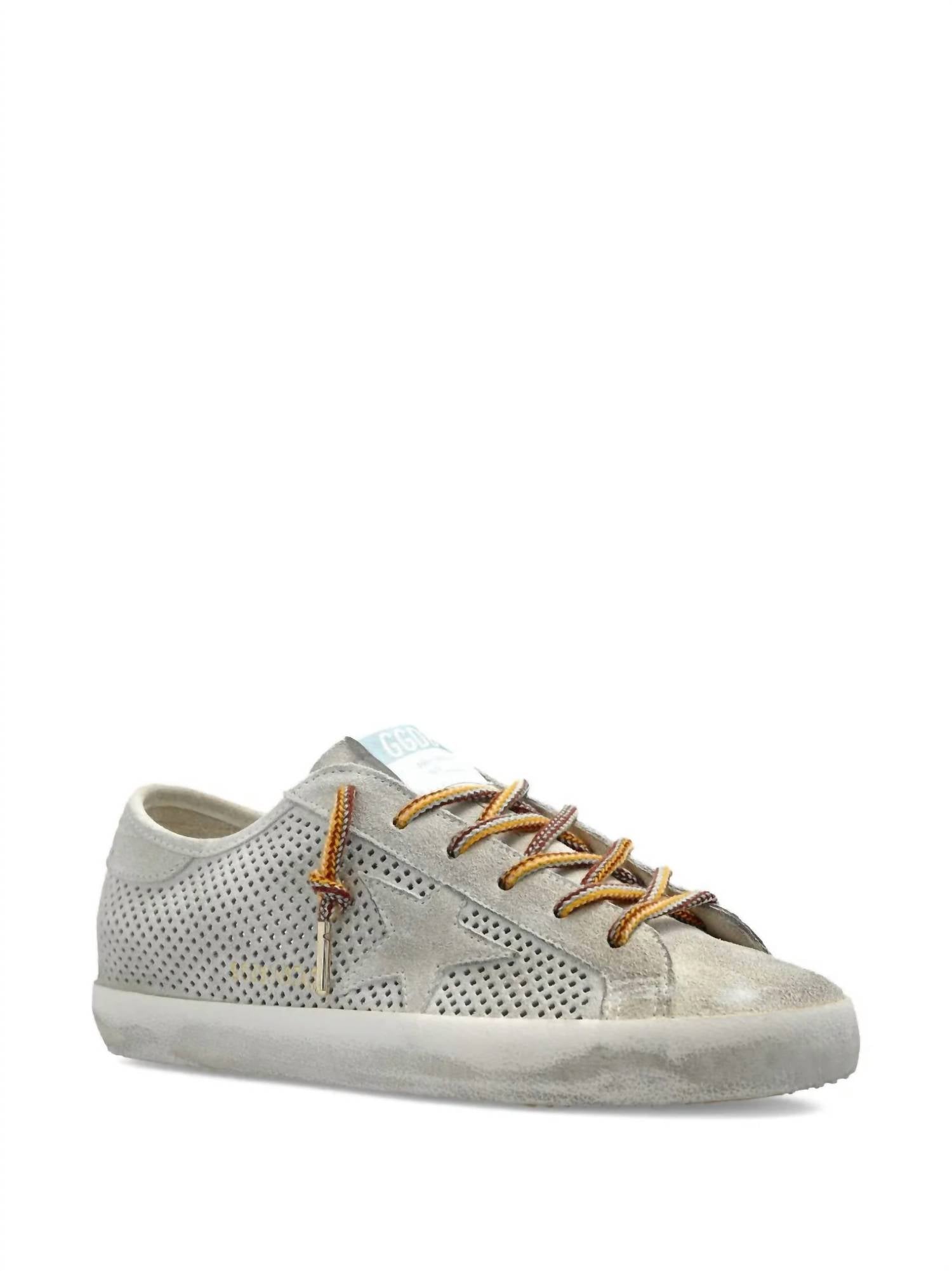 Golden Goose - Women's Super Star Perforated Quarter Sneakers