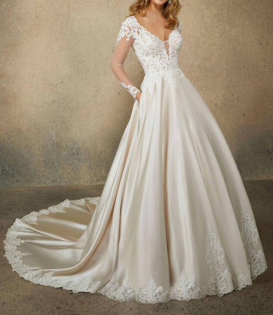 Morilee - Reina Long Sleeves Dress