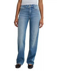 GOOD AMERICAN Good True Straight Jeans in indigo1125 - women's jeans