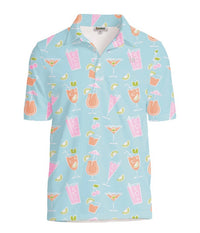 Tipsy Elves - Cocktail Caddy Golf Polo