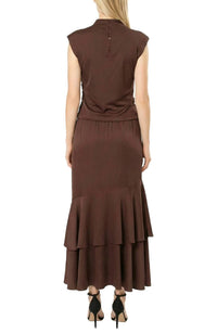 Area Stars - Women's Solid Tulip Hem Skirt