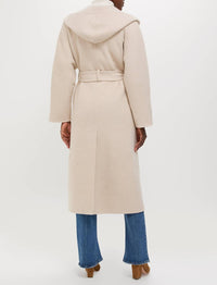ba&sh Lylie Coat in beige chine - women's jacket - alternate view