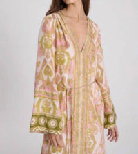 Maria Cher Delancey Anne Long Dress in pink vibes - women's dress - alternate view