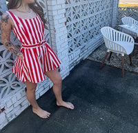 Prosperina - Stripe Alessandra Romper