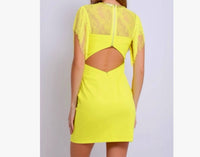 The Clothing Company - Mini Embellished Fringe Lined Dress