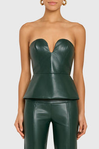 Amanda Uprichard - Juno Leather Top