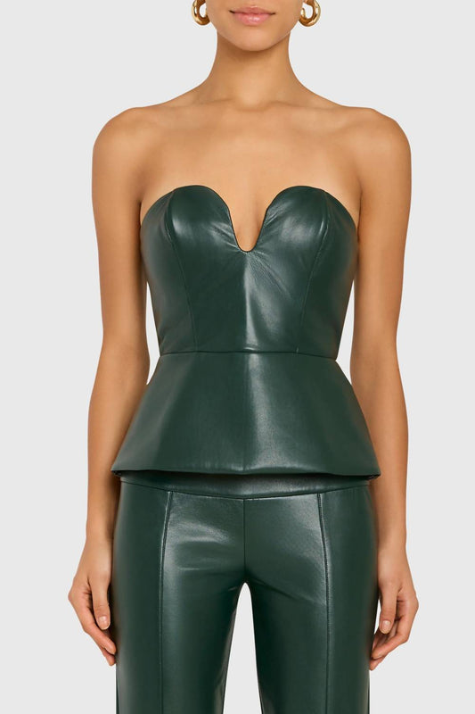 Amanda Uprichard - Juno Leather Top