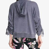 Dkny - Sport Relaxed Cinch Sleeve Hoodie