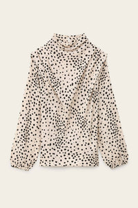 ba&sh Delphine Long-sleeved Top in ecru - women's blouse - view 5