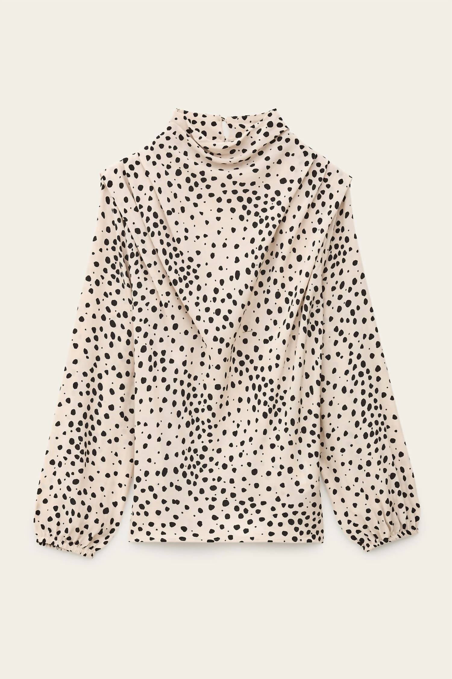 ba&sh Delphine Long-sleeved Top in ecru - women's blouse - view 5