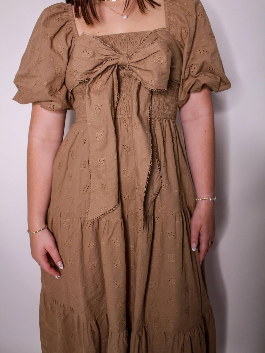 Peach Love - Timeless Romance Midi Dress