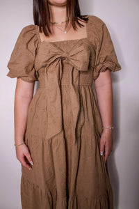 Peach Love - Timeless Romance Midi Dress