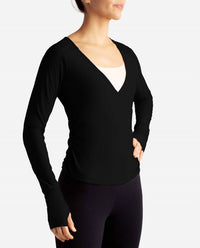 Danskin - Barre Wrap Long Sleeve Top
