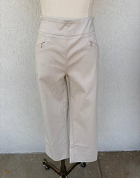 Renuar Women's Coastal Breeze Capri Pants in oyster - women's pants