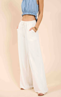 Sadie & Sage - Sugarloaf Elastic Waist Pants With Lining