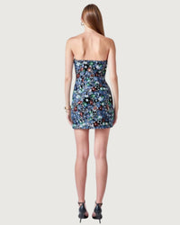 endless rose Maude Sequined Mini Dress in multi - women's dress - detail view