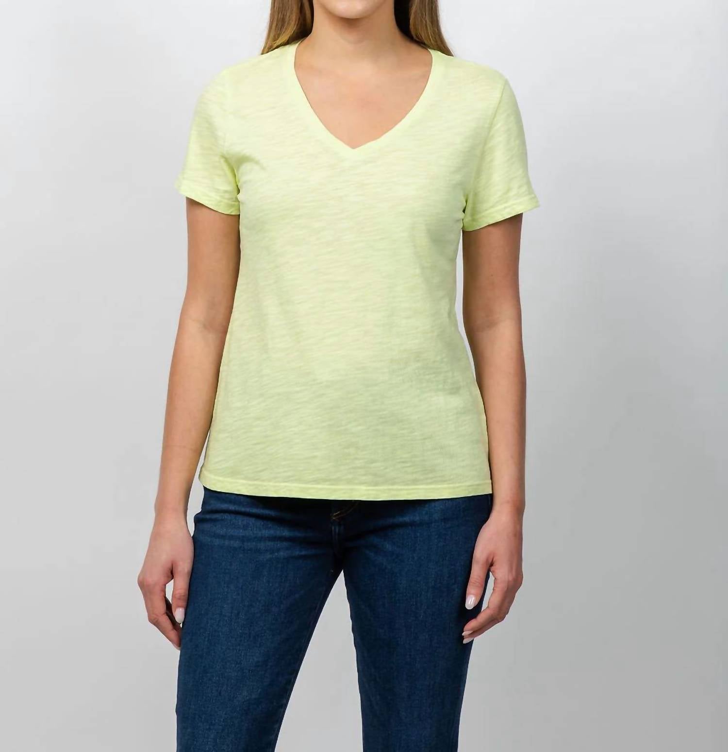 Elliott Lauren - Short Sleeve V-neck Tee