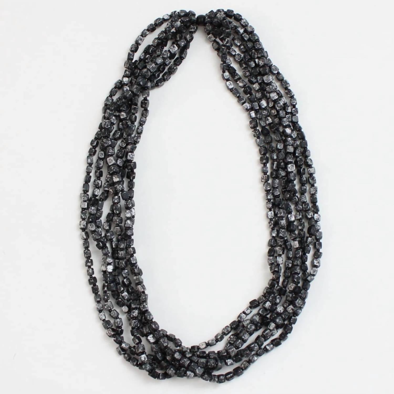 Sylca Designs - Strand Beaded Lacey Necklace