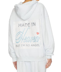 BOYS LIE Georgia Rules Racer Hoodie in blue - women's top - detail view