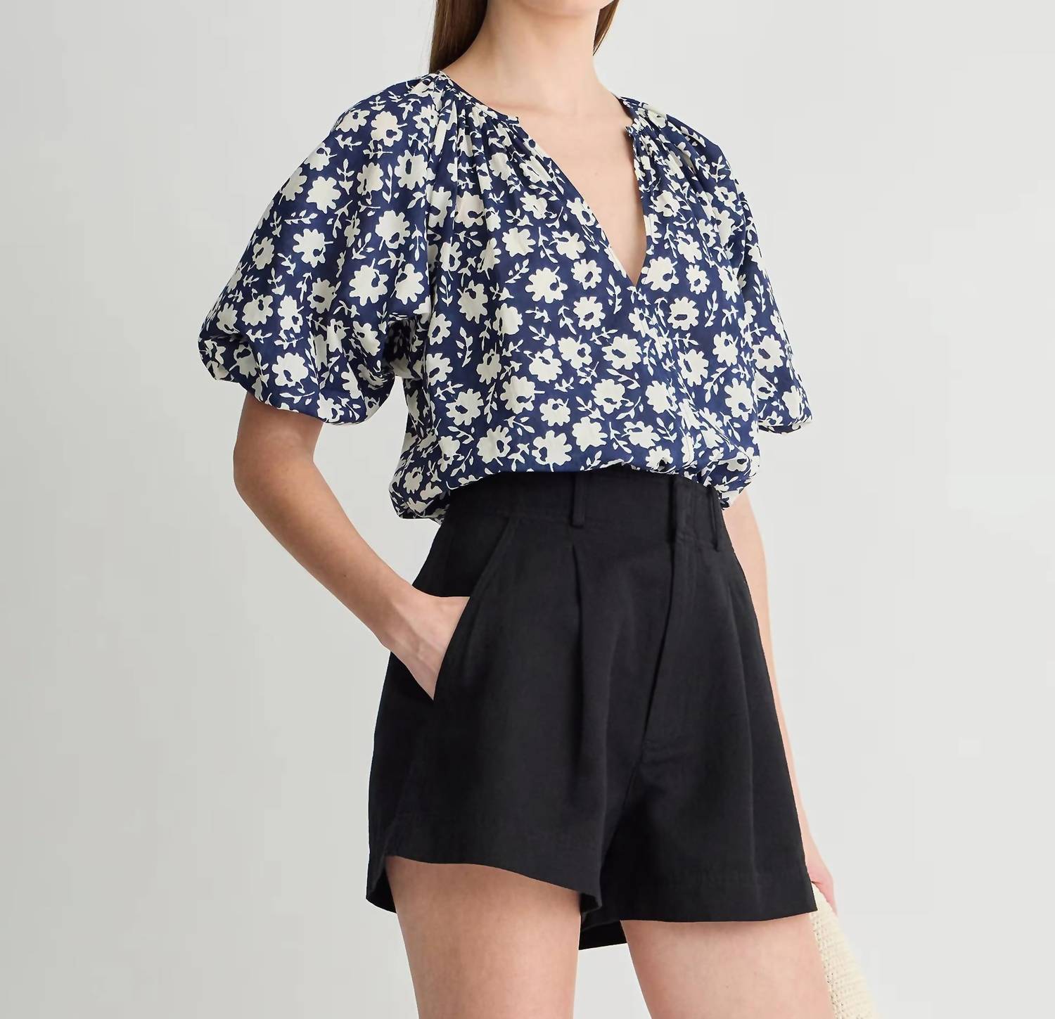 Apiece Apart - Nele Lantern Sleeve Top