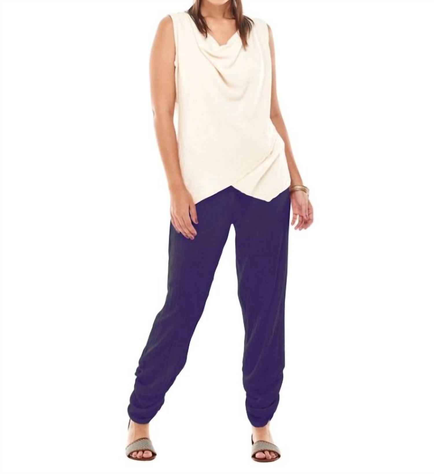 Oh My Gauze! Essie Pant in grape 1 - women's pants