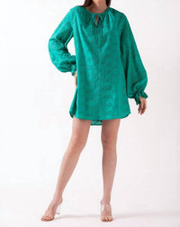 Celina Moon Clover Tunic Dress in green - women's dress