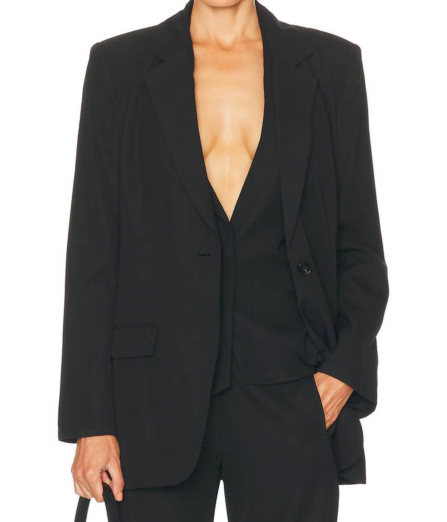 St. Agni - Double Layer Blazer & Top
