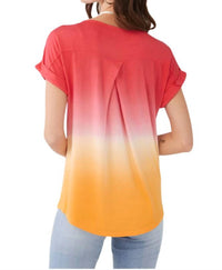 Fdj - Ombre Short Sleeve Top