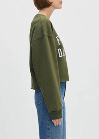 Favorite Daughter - The Cropped Collegiate Sweatshirt