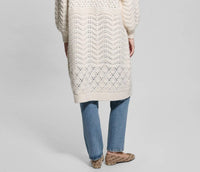 Guess - Valeria Mixed-stitch Long Cardigan