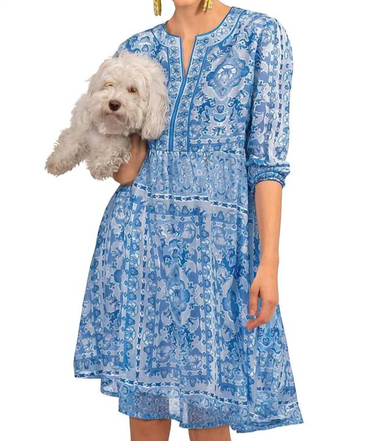 Gretchen Scott - Crinkly Borderline Dress
