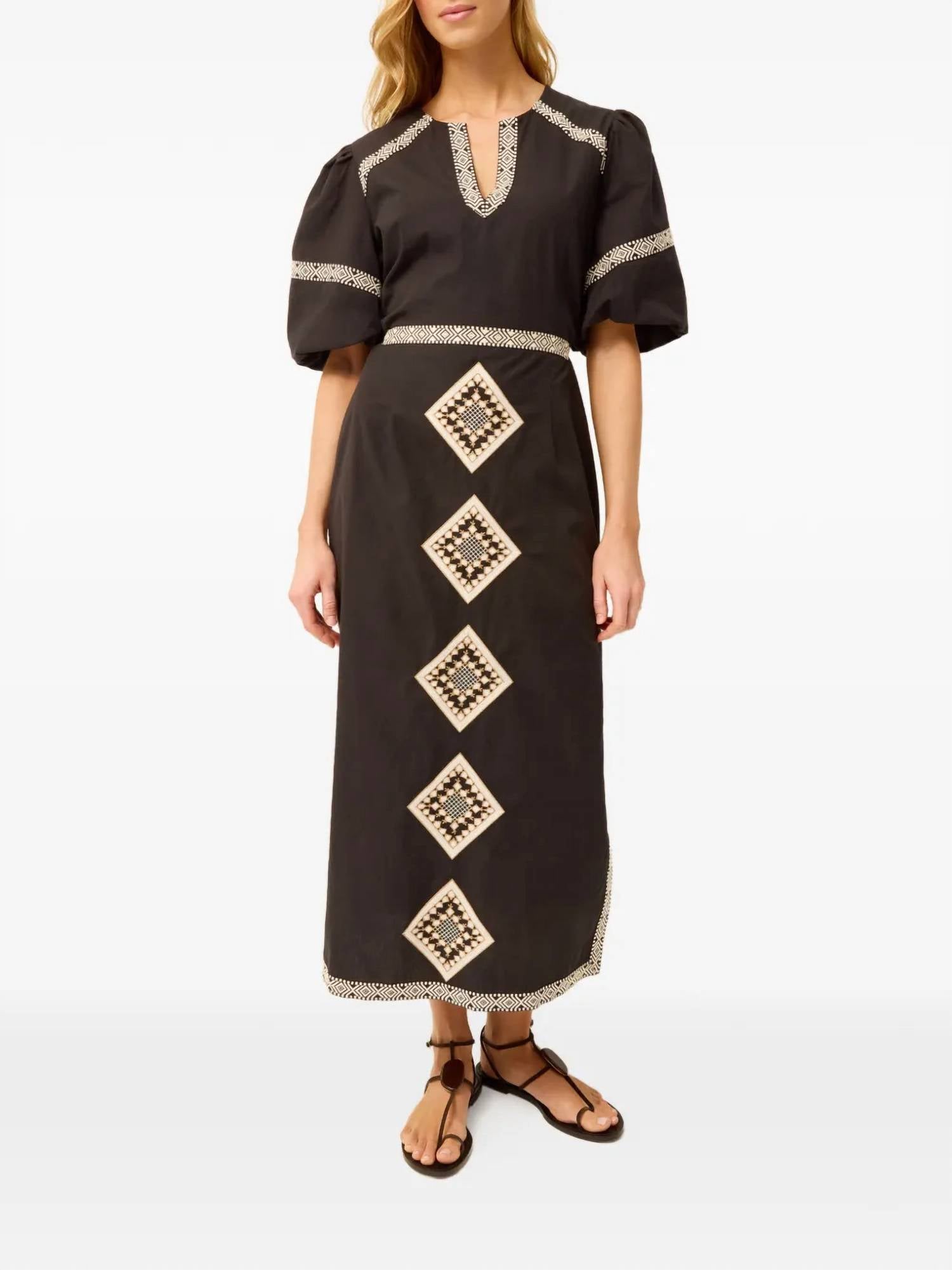 Marie Oliver Mariko Dress in fossil 1 - women's dress