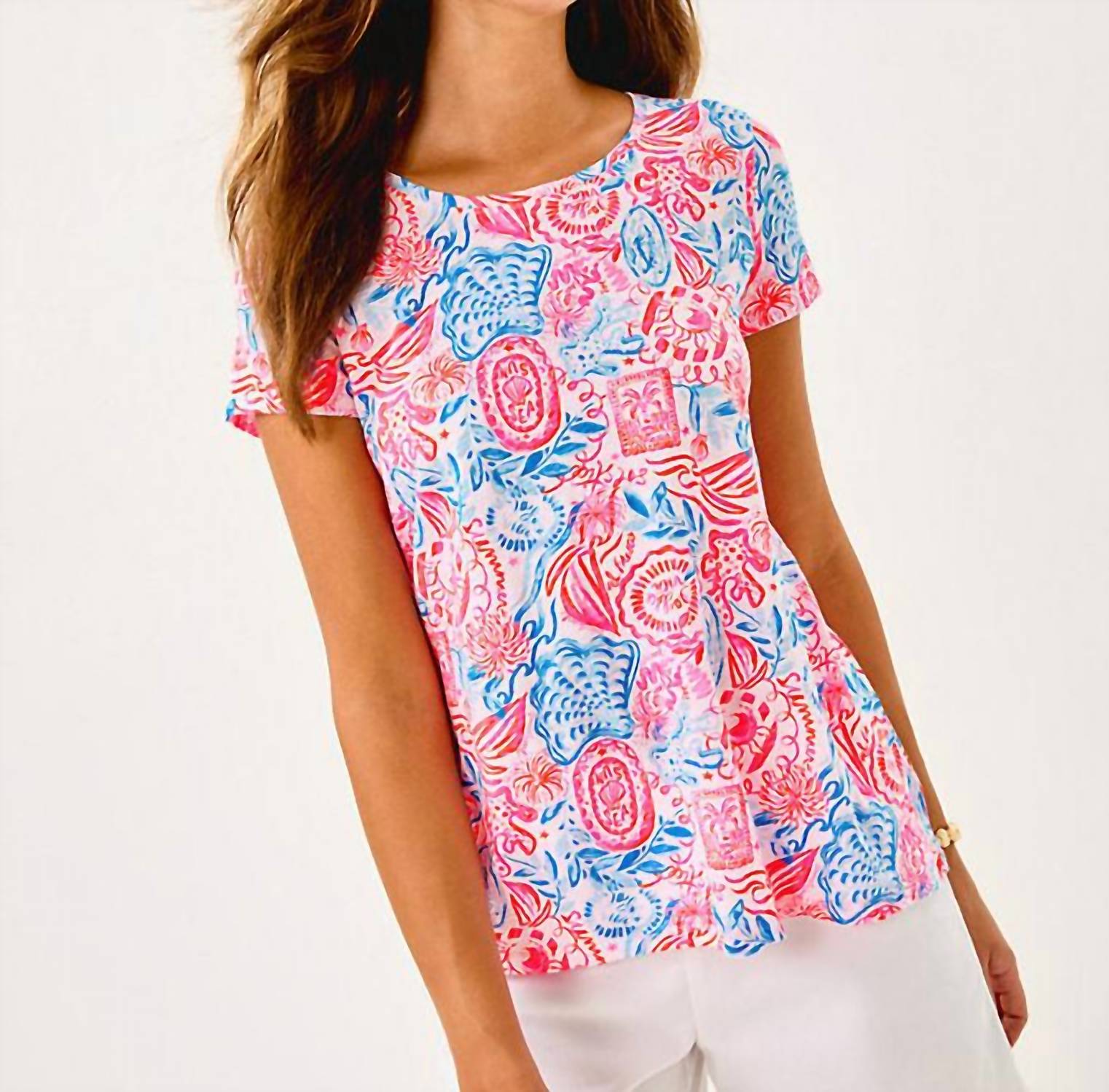 Lilly Pulitzer - Etta Scoop Neck Top