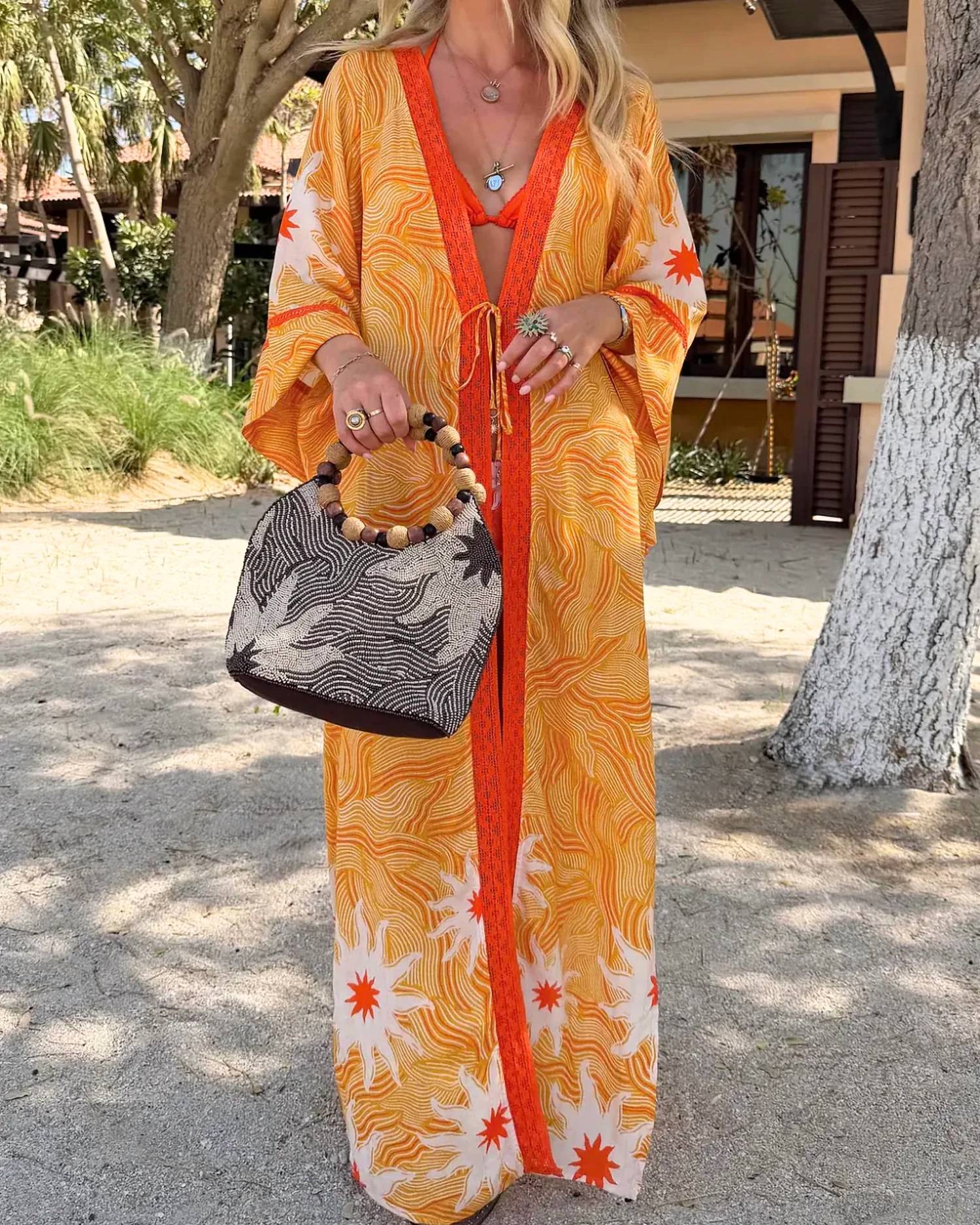 Never Fully Dressed - Beaded Kimono