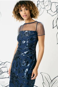 Maggy London - Leonelle Navy Floral Dress